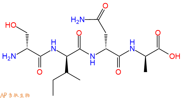 专肽生物产品H2N-DSer-DIle-DAsn-DAla-OH