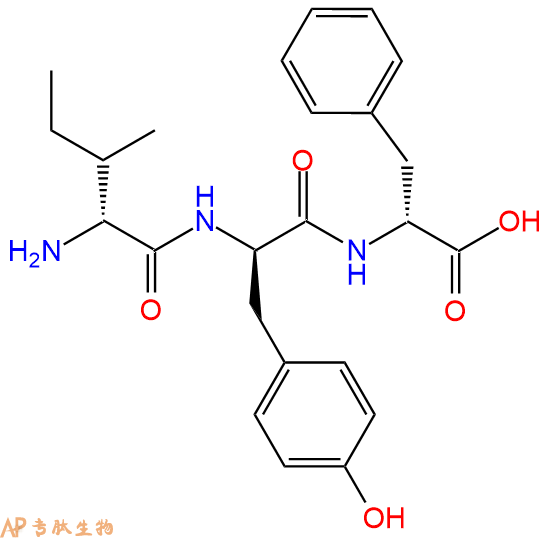 专肽生物产品H2N-DIle-DTyr-DPhe-OH