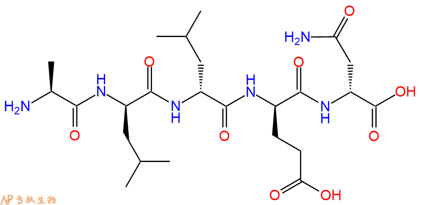 专肽生物产品H2N-Ala-DLeu-DLeu-DGlu-DAsn-OH