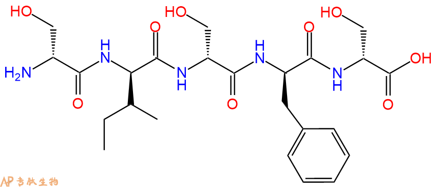 专肽生物产品H2N-DSer-DIle-DSer-DPhe-DSer-OH