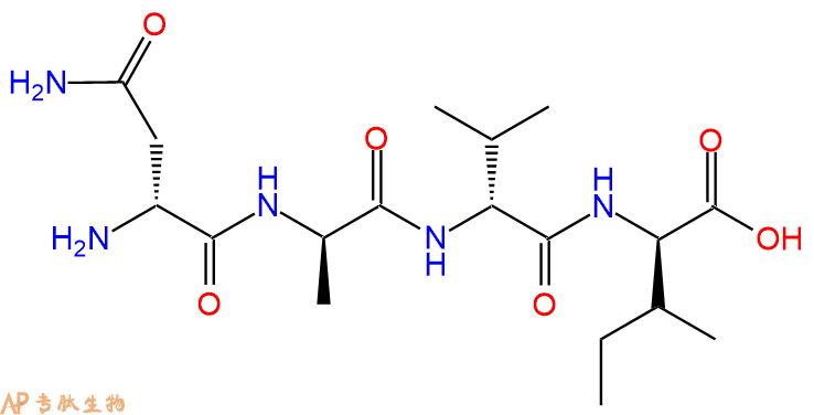 专肽生物产品H2N-DAsn-DAla-DVal-DIle-OH