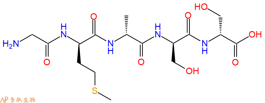 专肽生物产品H2N-Gly-DMet-DAla-DSer-DSer-OH