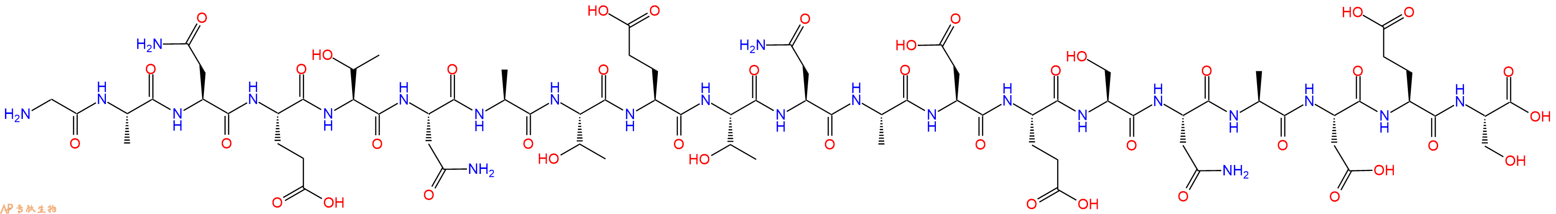 专肽生物产品H2N-Gly-Ala-Asn-Glu-Thr-Asn-Ala-Thr-Glu-Thr-Asn-Ala-Asp-Glu-Ser-Asn-Ala-Asp-Glu-Ser-OH