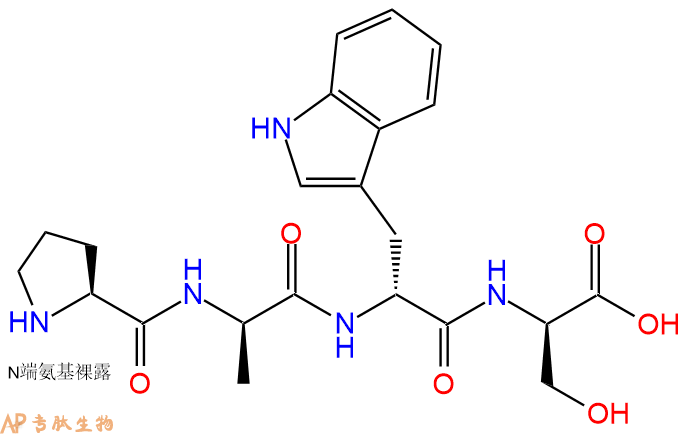 专肽生物产品H2N-Pro-DAla-DTrp-DSer-OH