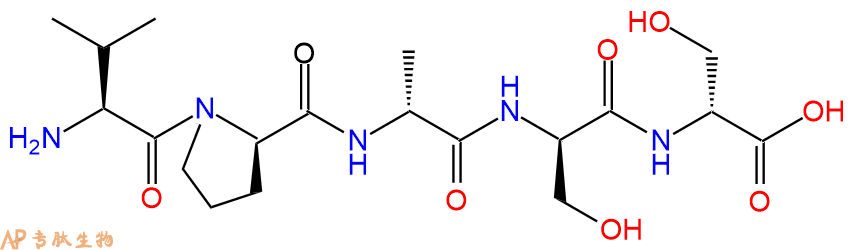 专肽生物产品H2N-Val-DPro-DAla-DSer-DSer-OH