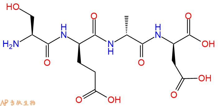 专肽生物产品H2N-Ser-DGlu-DAla-DAsp-OH