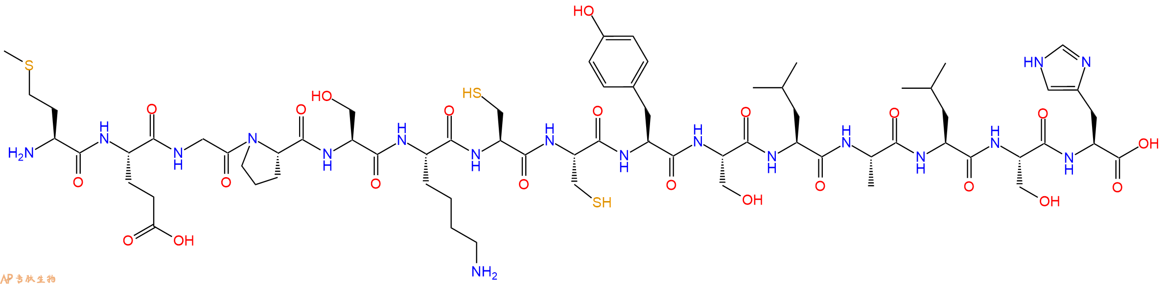 专肽生物产品ErbB2靶向肽：1-D03