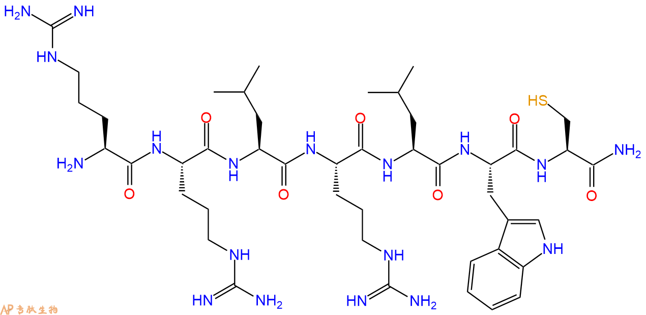 专肽生物产品H2N-Arg-Arg-Leu-Arg-Leu-Trp-Cys-CONH2