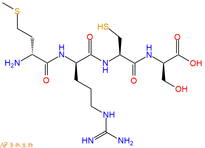 专肽生物产品H2N-DMet-DArg-Cys-DSer-OH