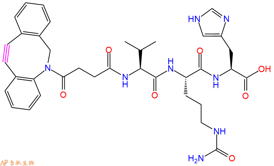专肽生物产品DBCO-Val-Cit-His-OH