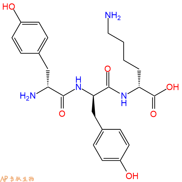 专肽生物产品H2N-DTyr-DTyr-DLys-OH