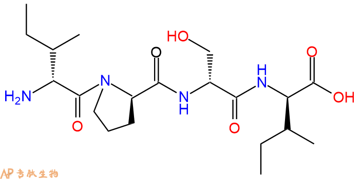专肽生物产品H2N-DIle-DPro-DSer-DIle-OH