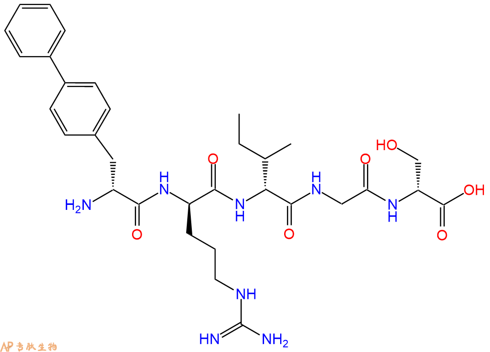 专肽生物产品H2N-DBip-DArg-DIle-Gly-DSer-OH
