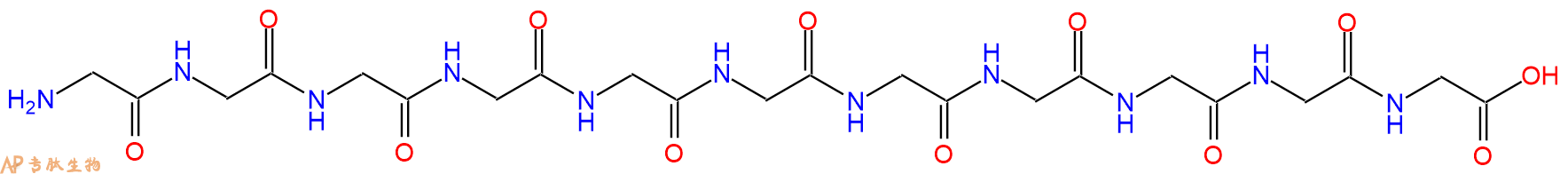 专肽生物产品H2N-Gly-Gly-Gly-Gly-Gly-Gly-Gly-Gly-Gly-Gly-Gly-OH