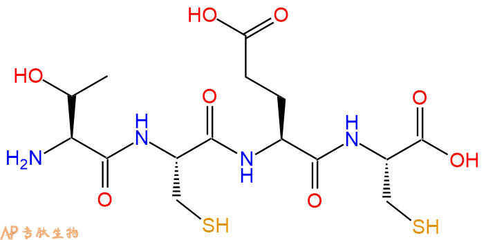 专肽生物产品H2N-Thr-Cys-Glu-Cys-OH