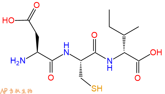 专肽生物产品H2N-Asp-Cys-DIle-OH