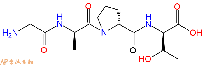 专肽生物产品H2N-Gly-DAla-DPro-DThr-OH