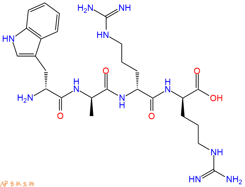 专肽生物产品H2N-DTrp-DAla-DArg-DArg-OH