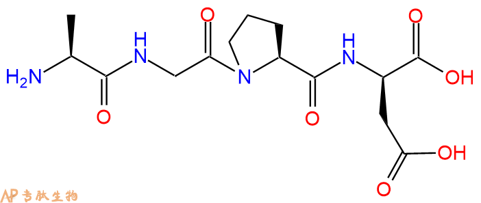 专肽生物产品H2N-Ala-Gly-Pro-DAsp-OH