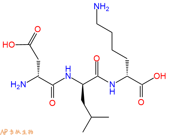 专肽生物产品H2N-DAsp-DLeu-DLys-OH