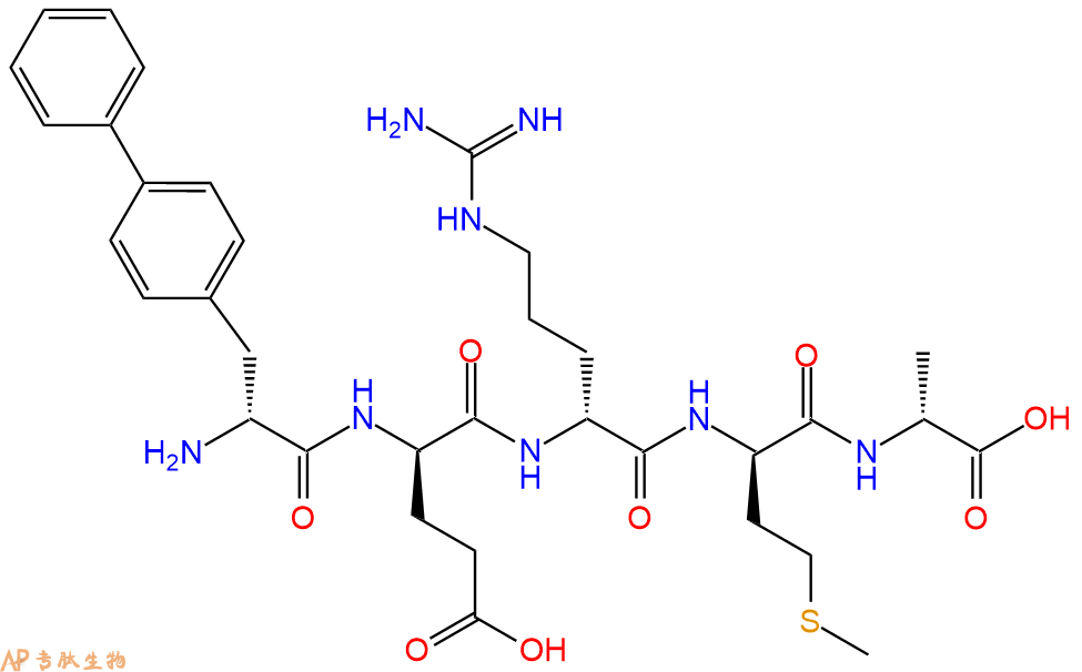 专肽生物产品H2N-DBip-DGlu-DArg-DMet-DAla-OH