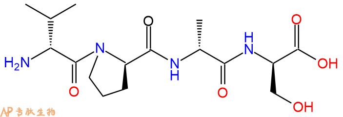 专肽生物产品H2N-DVal-DPro-DAla-DSer-OH