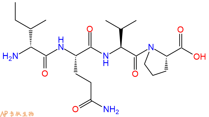 专肽生物产品H2N-DIle-Gln-Val-Pro-OH