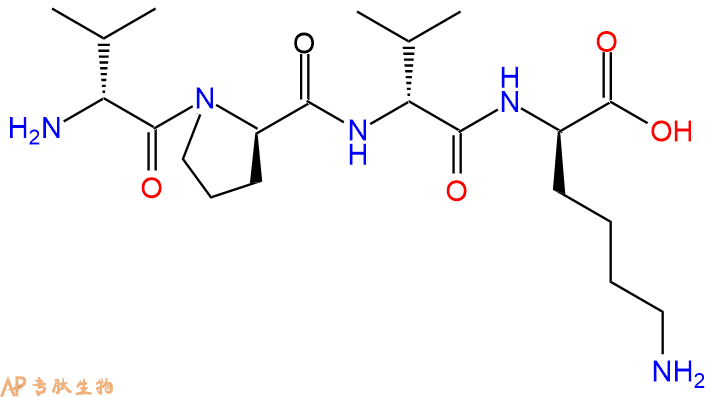 专肽生物产品H2N-DVal-DPro-DVal-DLys-OH