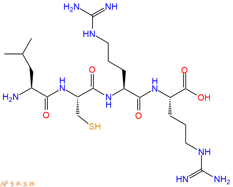 专肽生物产品H2N-Leu-Cys-Arg-Arg-OH