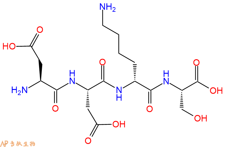 专肽生物产品H2N-Asp-Asp-DLys-Ser-OH