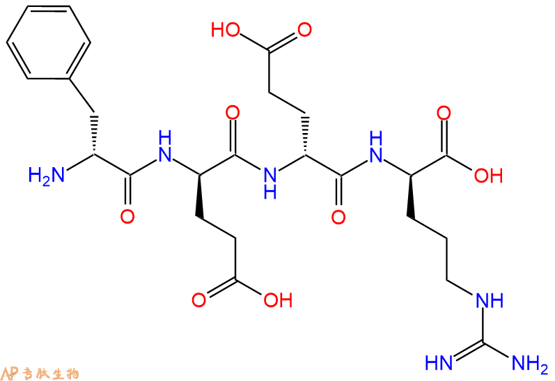 专肽生物产品H2N-DPhe-DGlu-DGlu-DArg-OH