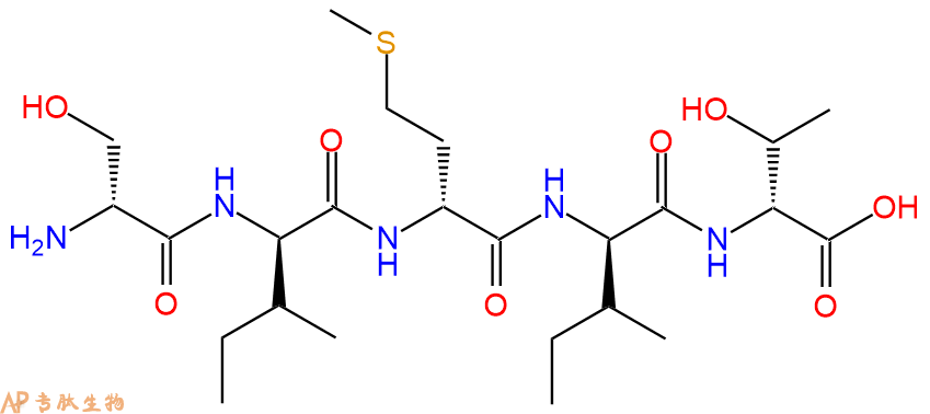专肽生物产品H2N-DSer-DIle-DMet-DIle-DThr-OH