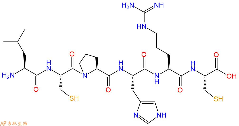 专肽生物产品H2N-Leu-Cys-Pro-His-Arg-Cys-OH