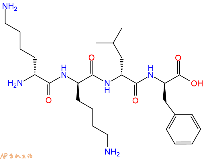专肽生物产品H2N-DLys-DLys-DLeu-DPhe-OH