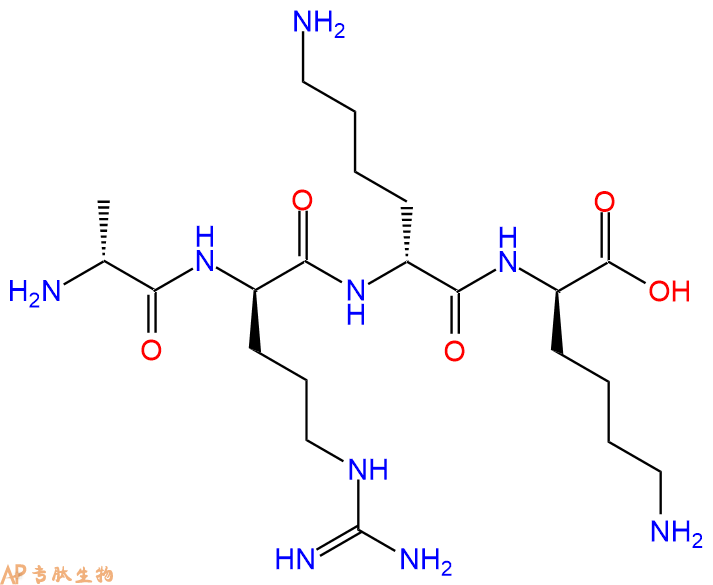 专肽生物产品H2N-DAla-DArg-DLys-DLys-OH