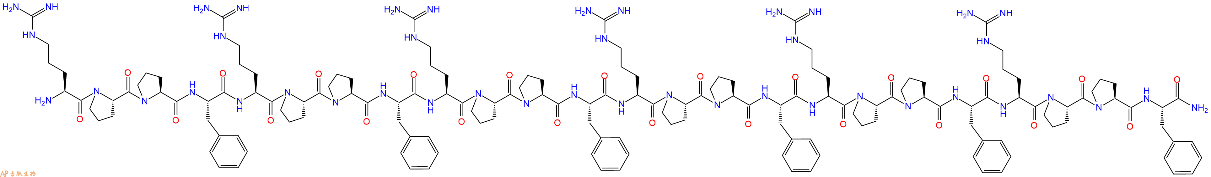 专肽生物产品H2N-Arg-Pro-Pro-Phe-Arg-Pro-Pro-Phe-Arg-Pro-Pro-Phe-Arg-Pro-Pro-Phe-Arg-Pro-Pro-Phe-Arg-Pro-Pro-Phe-CONH2