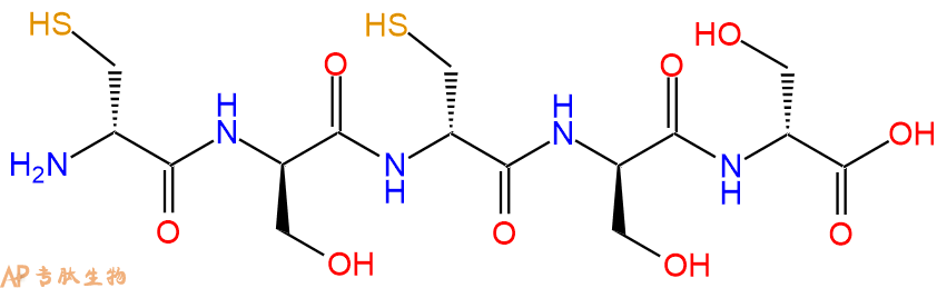 专肽生物产品H2N-DCys-DSer-DCys-DSer-DSer-OH