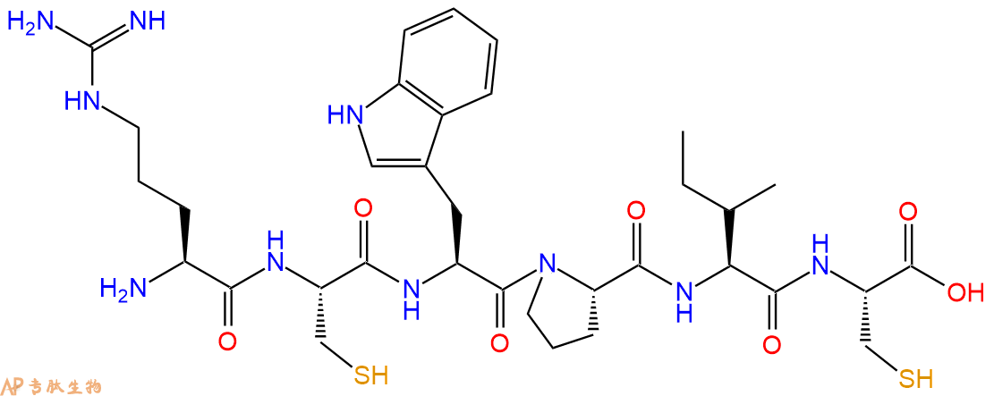 专肽生物产品H2N-Arg-Cys-Trp-Pro-Ile-Cys-OH