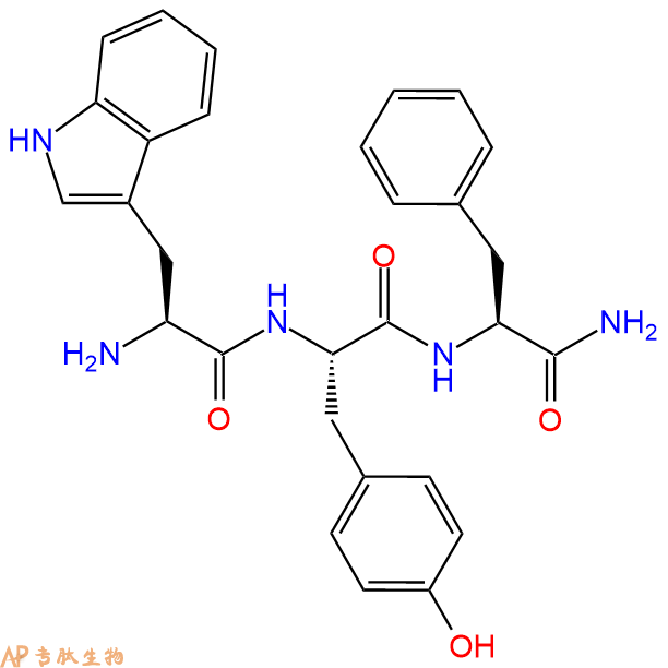 专肽生物产品H2N-Trp-Tyr-Phe-CONH2