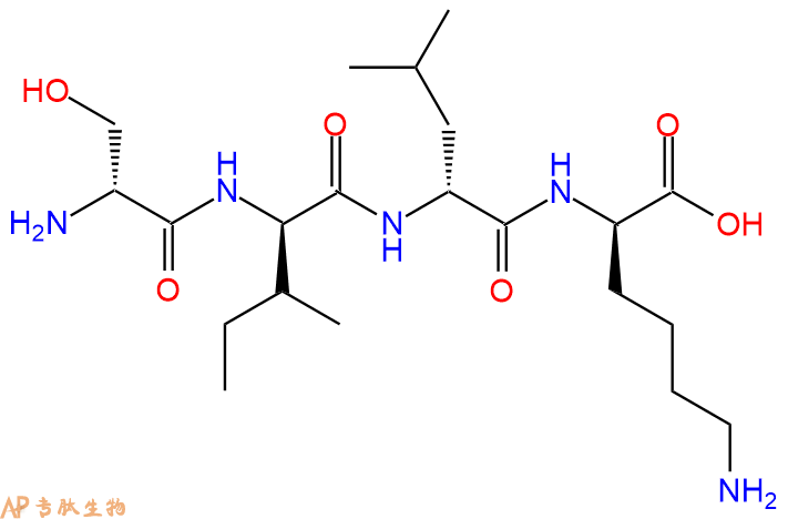 专肽生物产品H2N-DSer-DIle-DLeu-DLys-OH