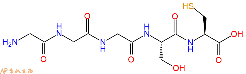 专肽生物产品H2N-Gly-Gly-Gly-Ser-Cys-OH