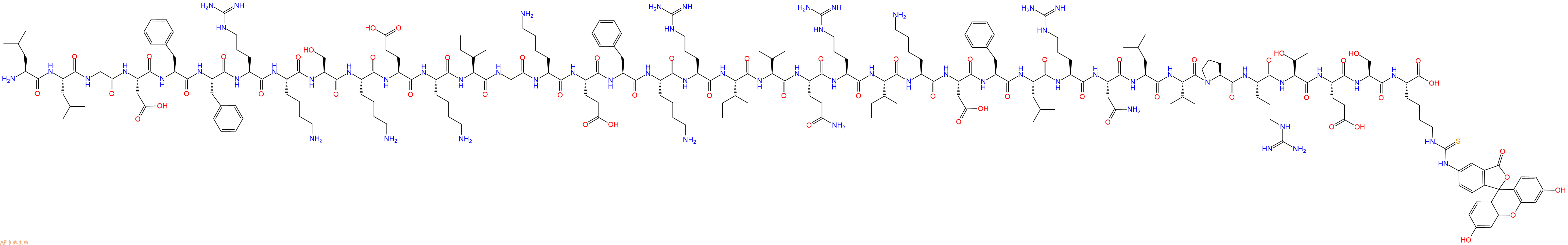 专肽生物产品LL-37, C-Term FITC labeled