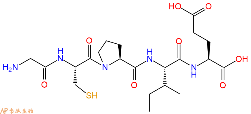 专肽生物产品H2N-Gly-Cys-Pro-Ile-Glu-OH