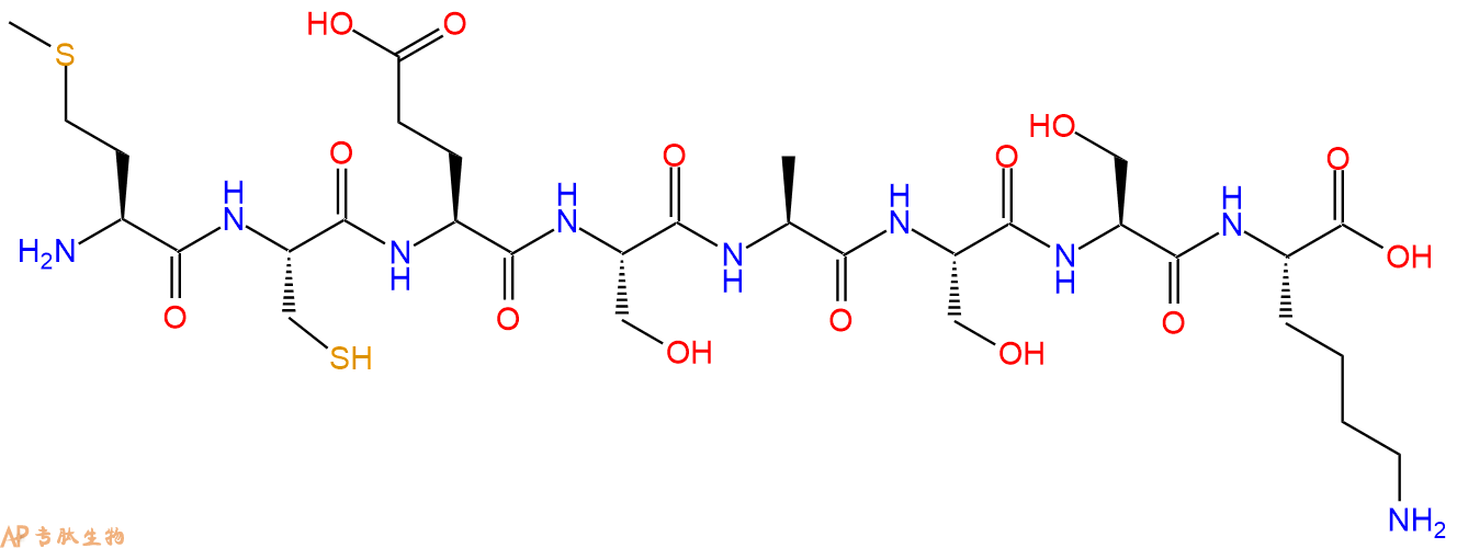 专肽生物产品H2N-Met-Cys-Glu-Ser-Ala-Ser-Ser-Lys-OH