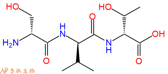 专肽生物产品H2N-DSer-DVal-DThr-OH