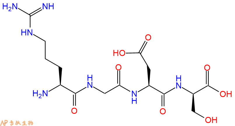 专肽生物产品H2N-Arg-Gly-Asp-DSer-OH