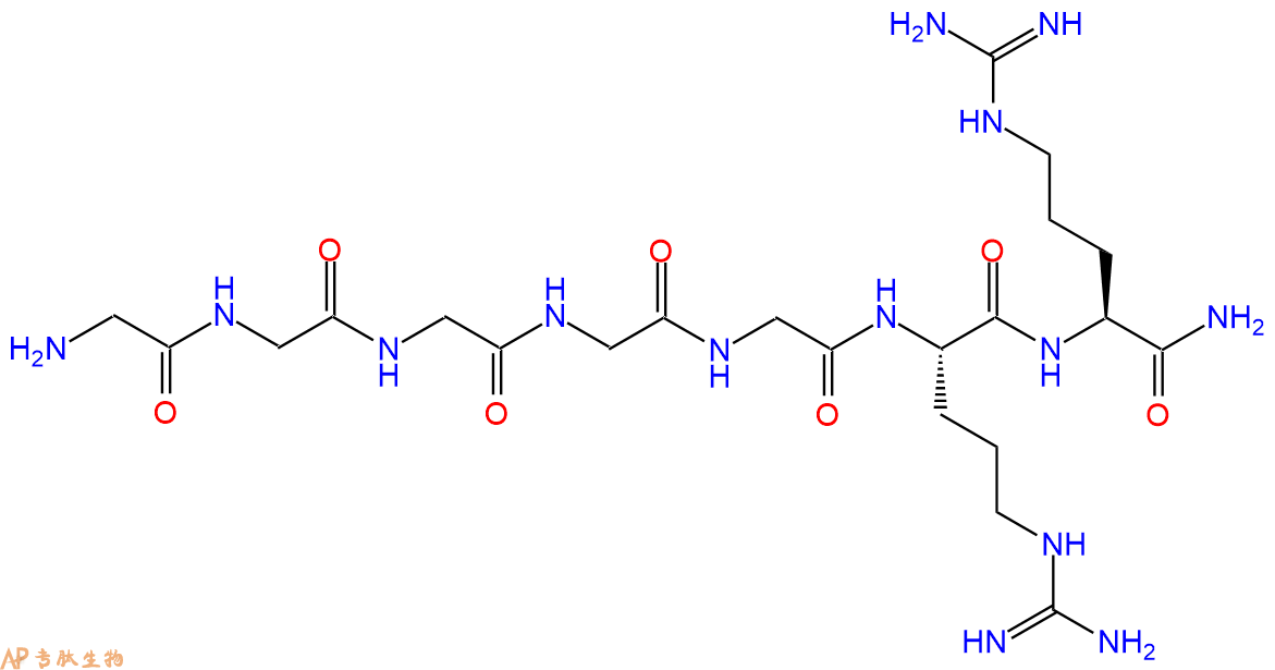 专肽生物产品H2N-Gly-Gly-Gly-Gly-Gly-Arg-Arg-CONH2