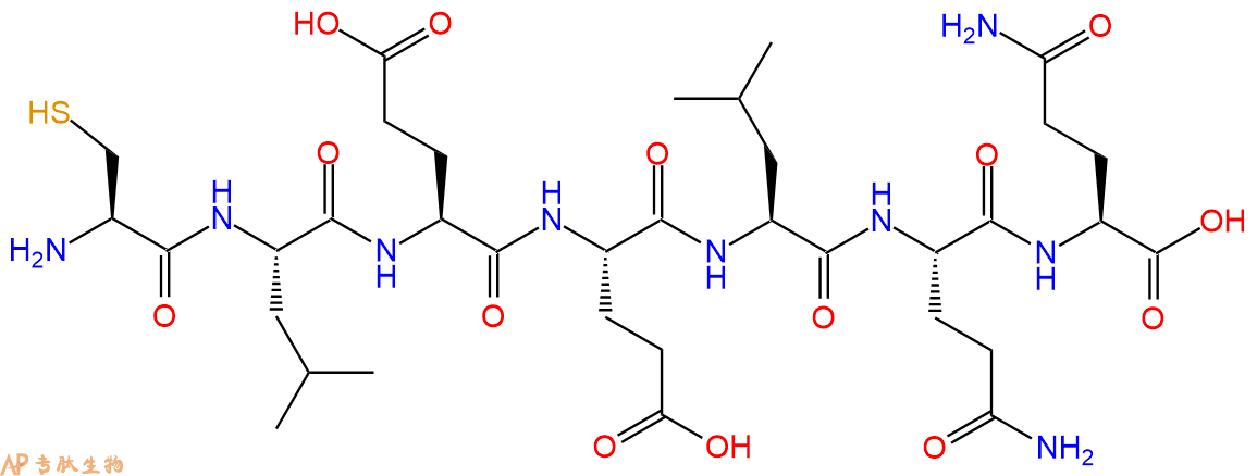 专肽生物产品H2N-Cys-Leu-Glu-Glu-Leu-Gln-Gln-OH
