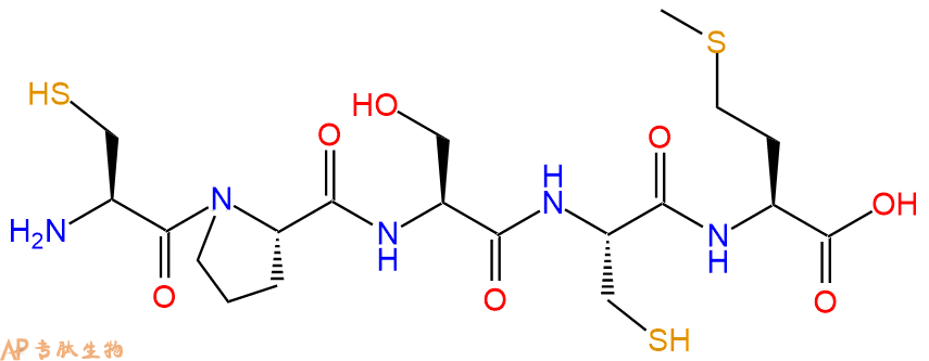 专肽生物产品H2N-Cys-Pro-Ser-Cys-Met-OH