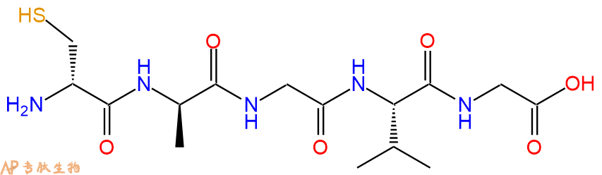 专肽生物产品H2N-DCys-DAla-Gly-Val-Gly-OH